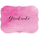 Pink Graduate Swash Graduation Invitations Image 2 of 5